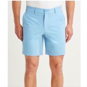 Vineyard Vines Light Blue Flat Front Men Shorts
